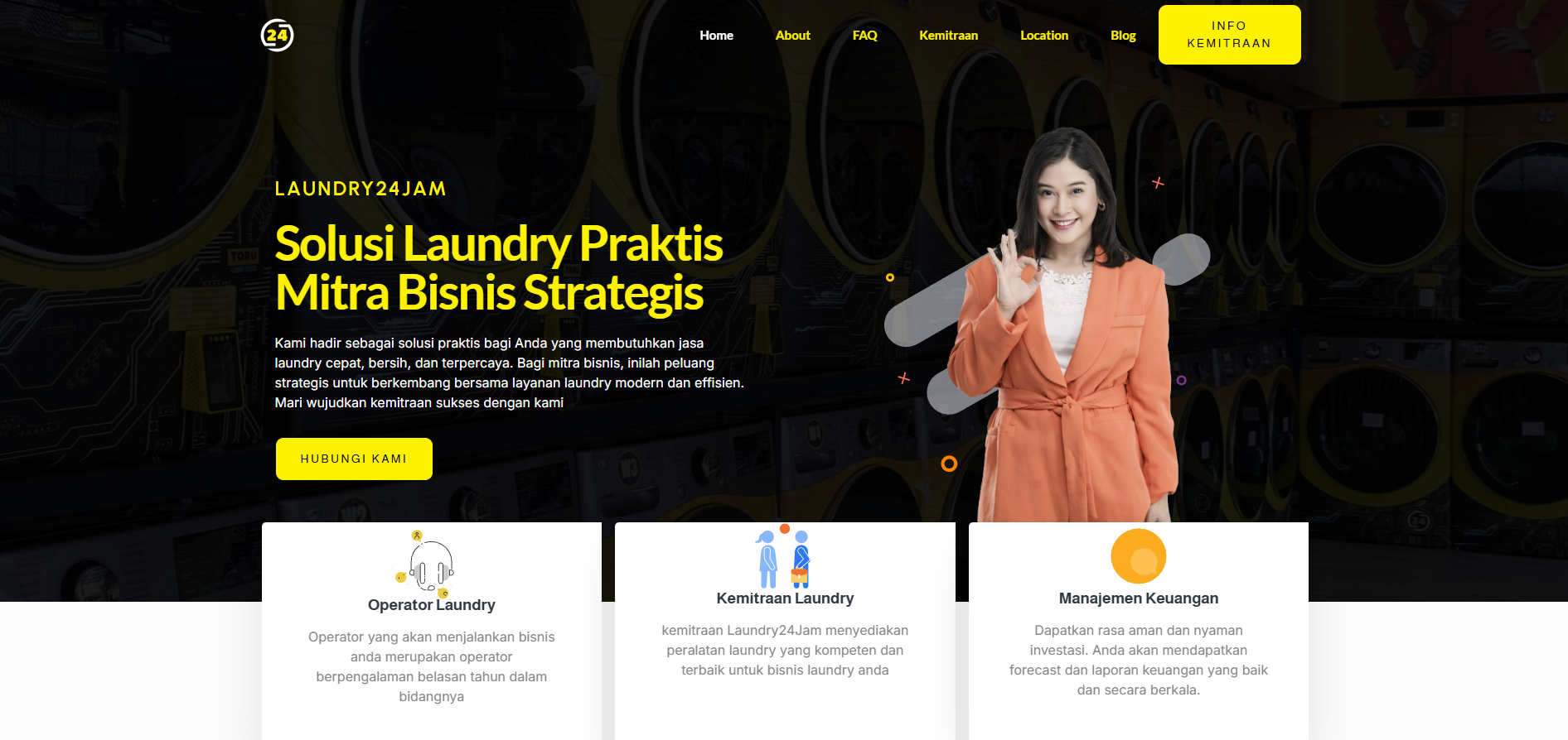 Laundry24jam - Strategic Business Partnership