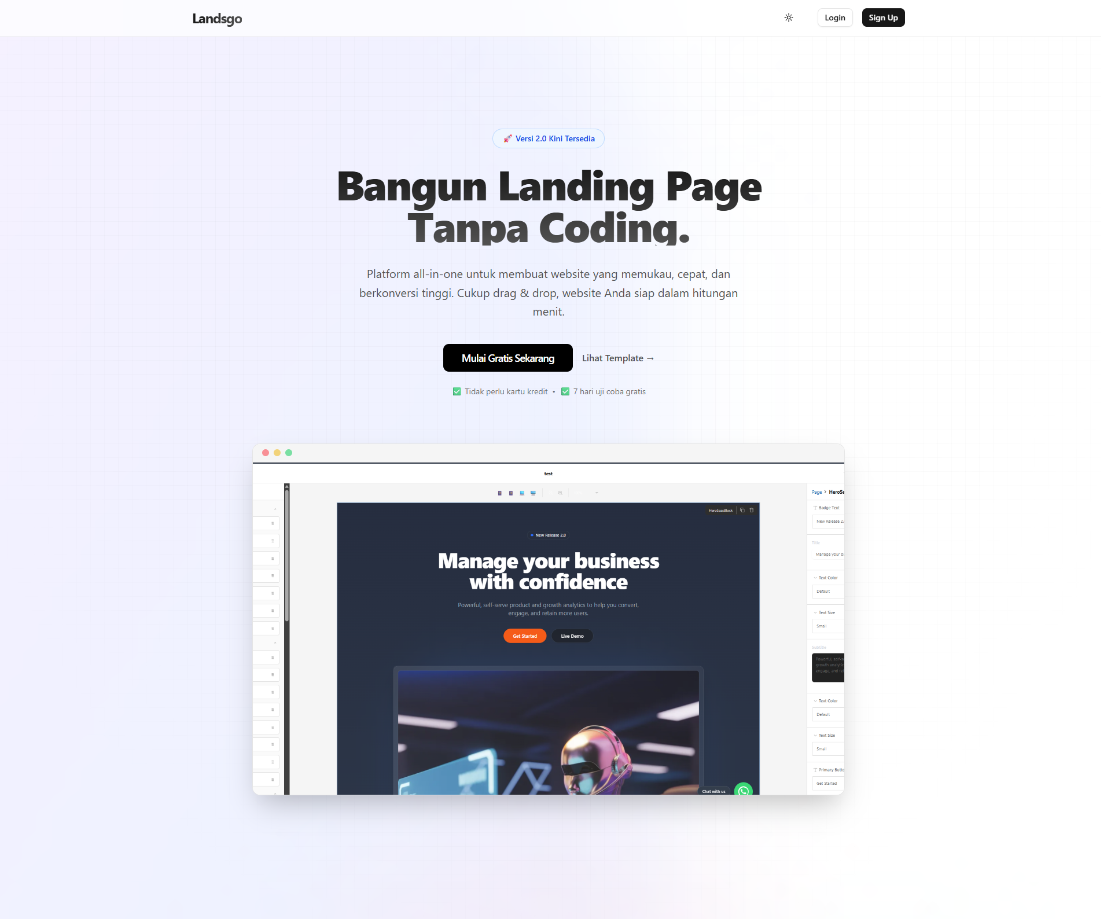 LandsGo - AI Landing Page Builder